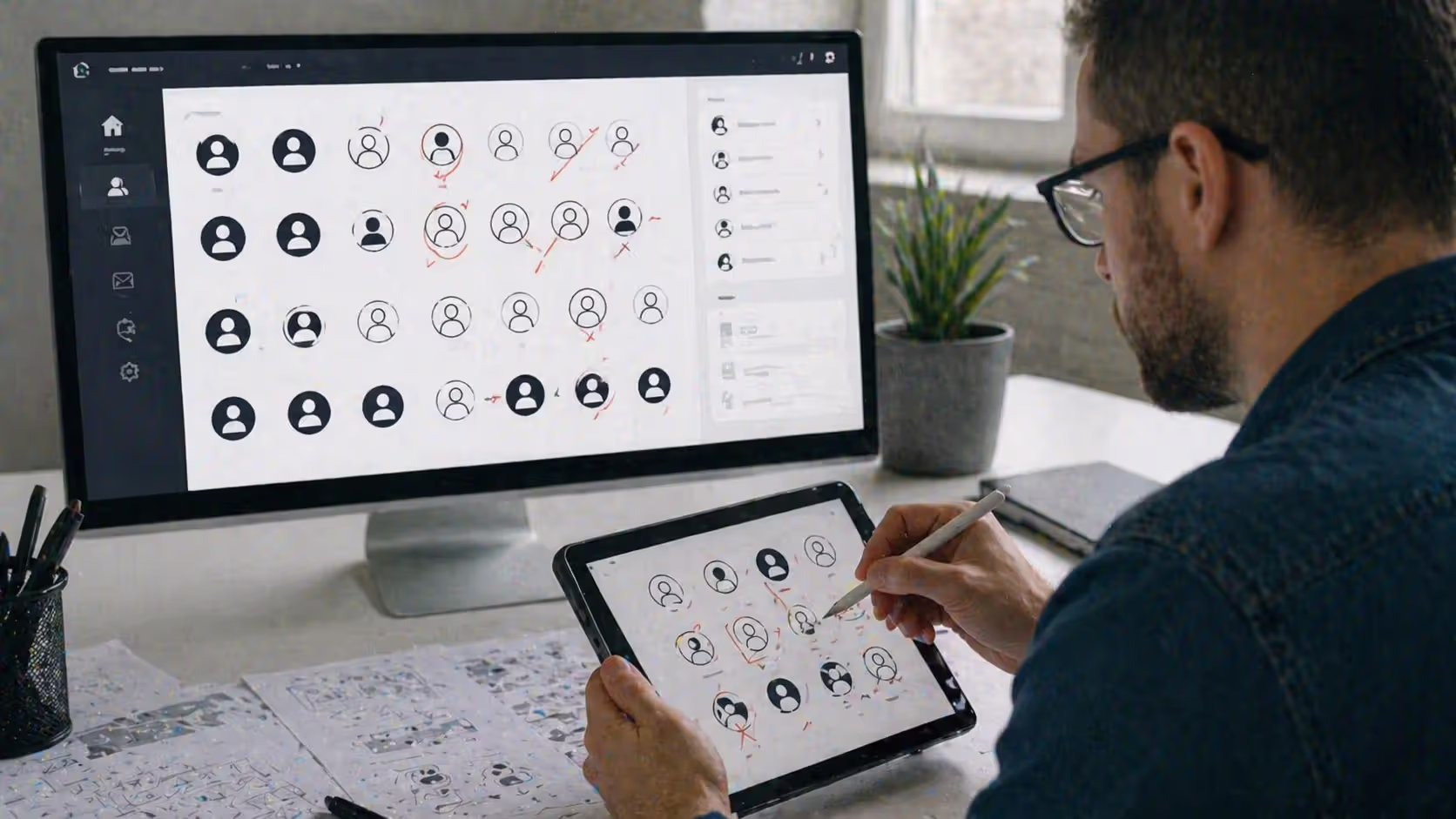 Inconsistent icon systems confuse users