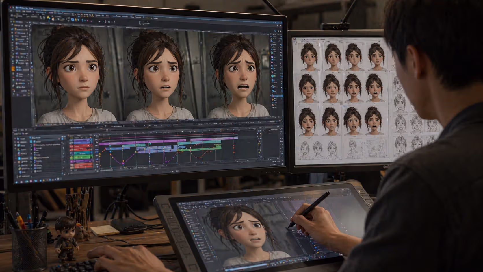 Expression sheets guide believable character acting