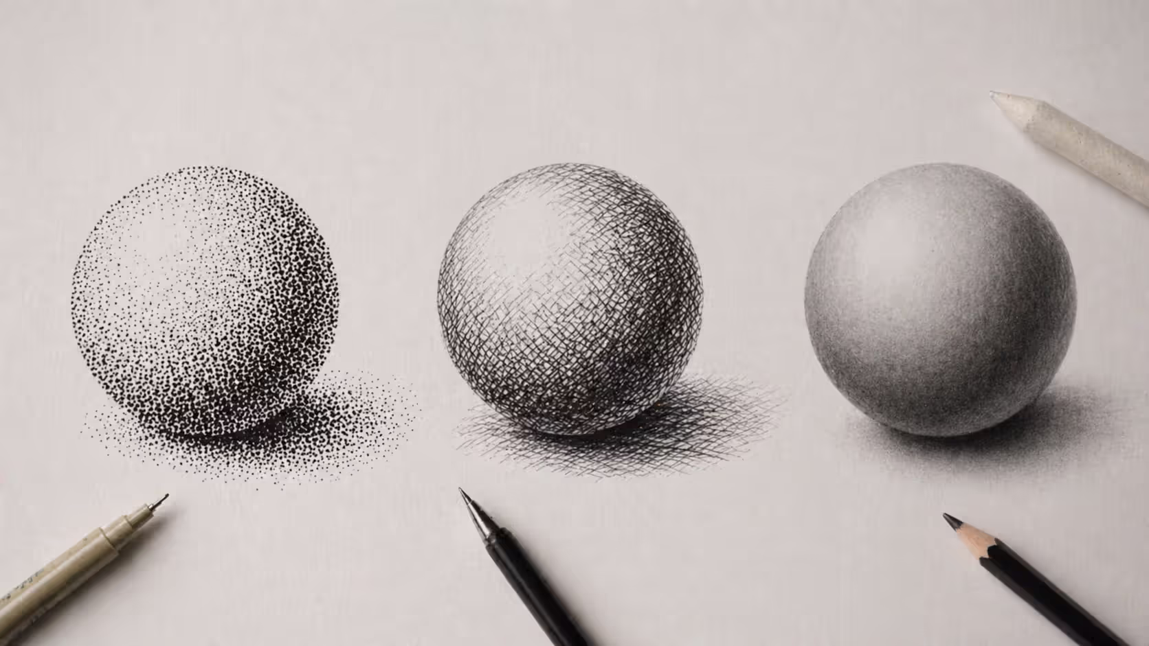 Different paths to shading