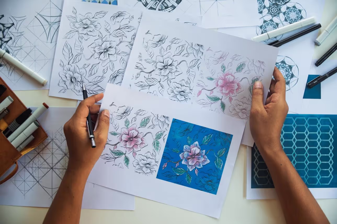 From nature to pattern