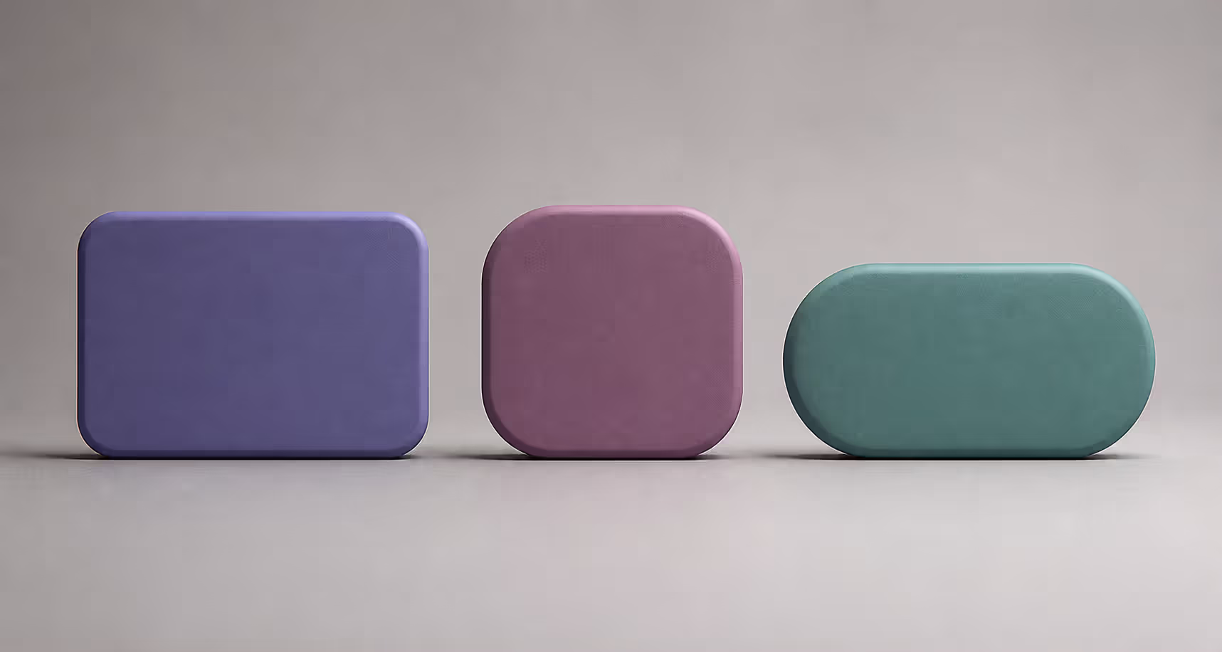 rounded rectangle squircle and pill shape comparison