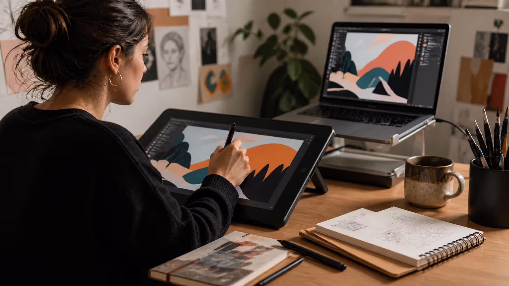 Modern illustration styles