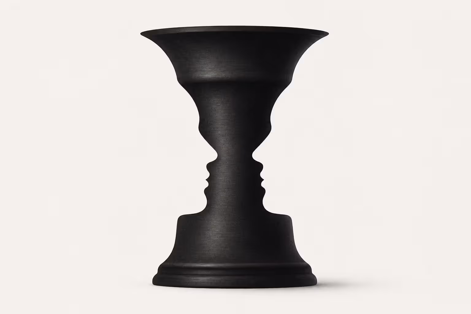 dual image figure ground illusion showing two interpretations