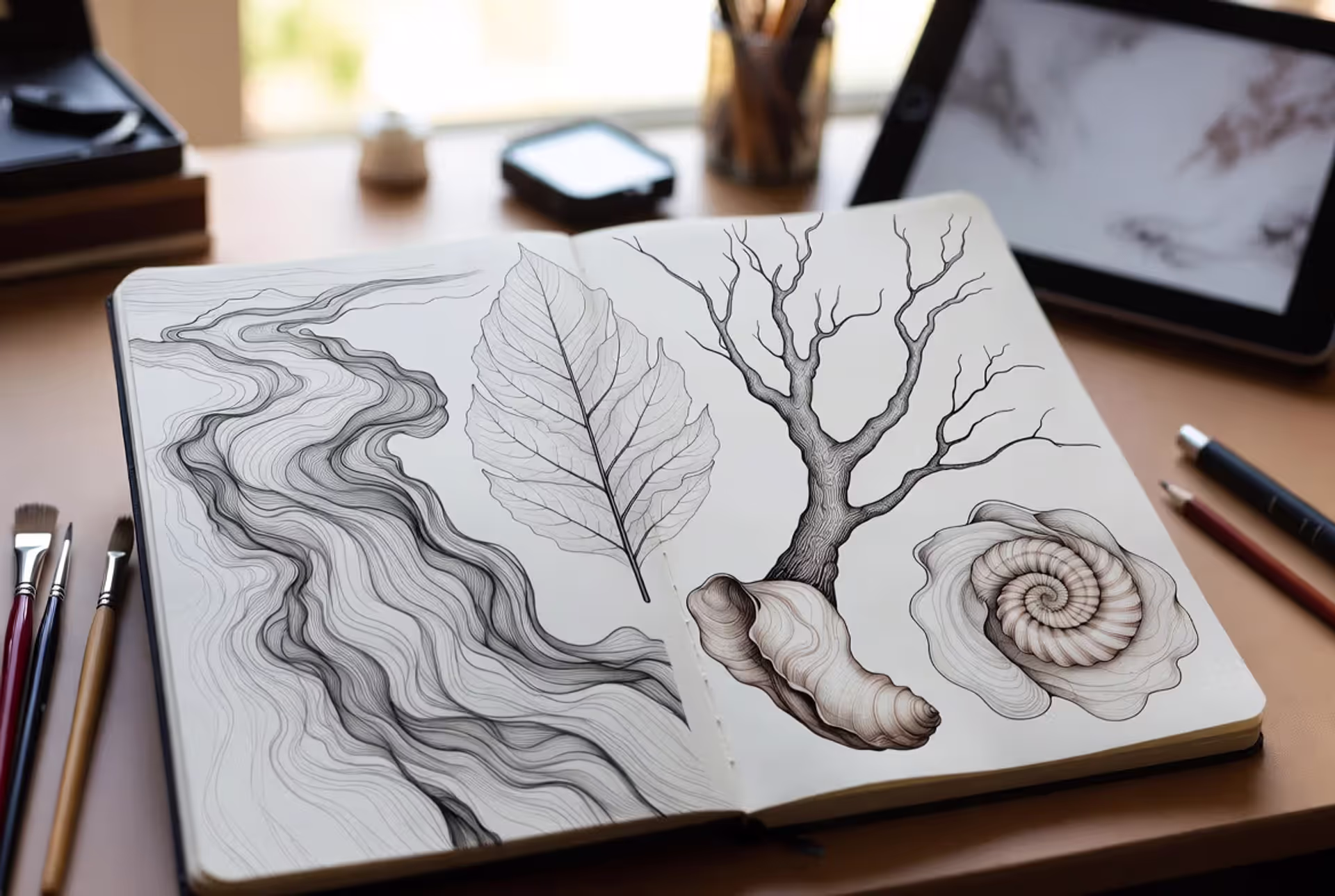 Organic lines bring natural rhythm into design