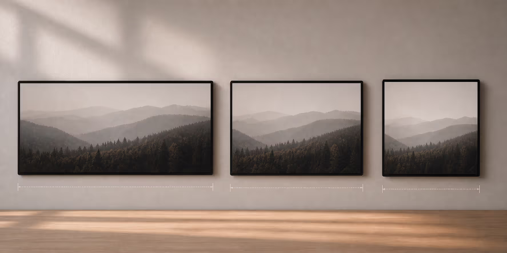 comparison of aspect ratios 16 by 9 4 by 3 and 1 by 1