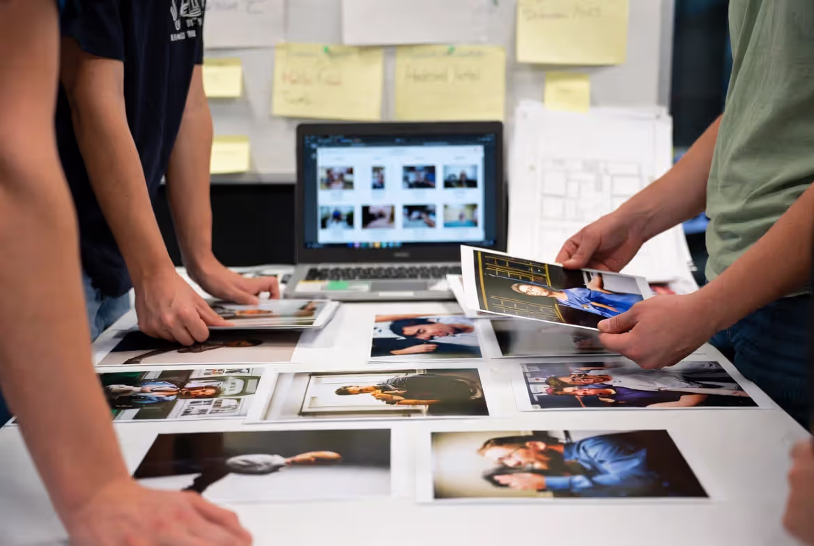 Planning the story before designing the spread