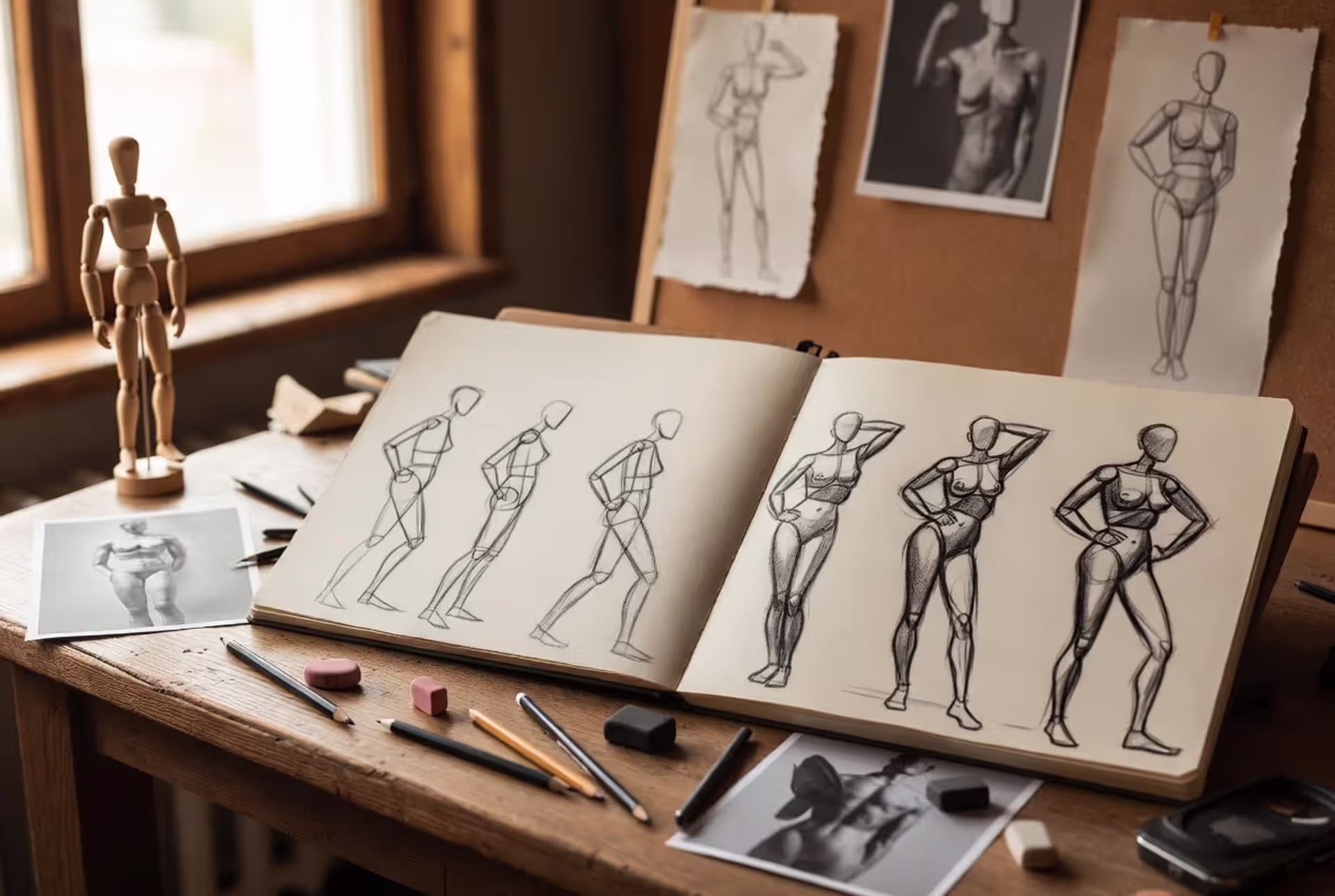 Daily practice builds stronger figure drawing skills